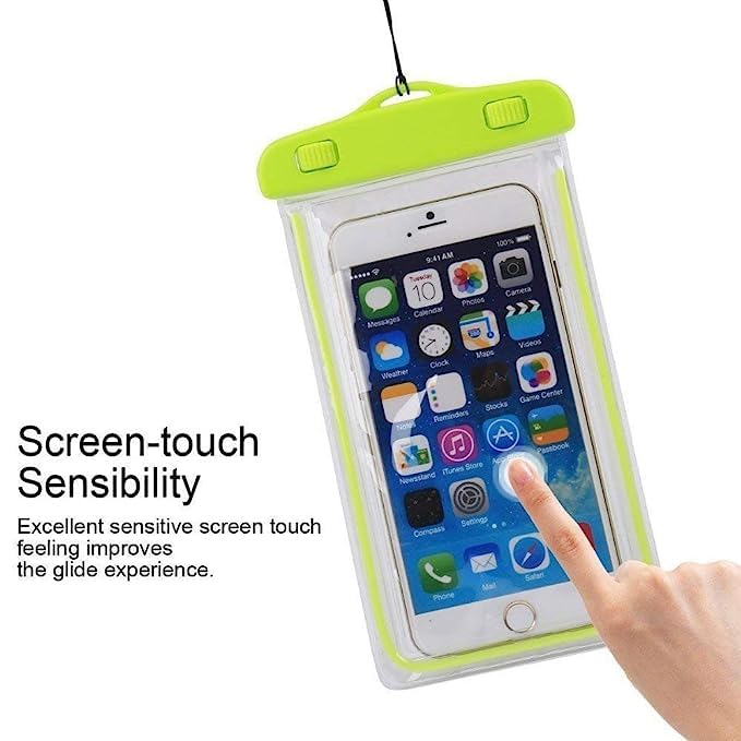 Multi Color Universal Waterproof Mobile Cover : Keep Your Phone Dry in Rain or Underwater